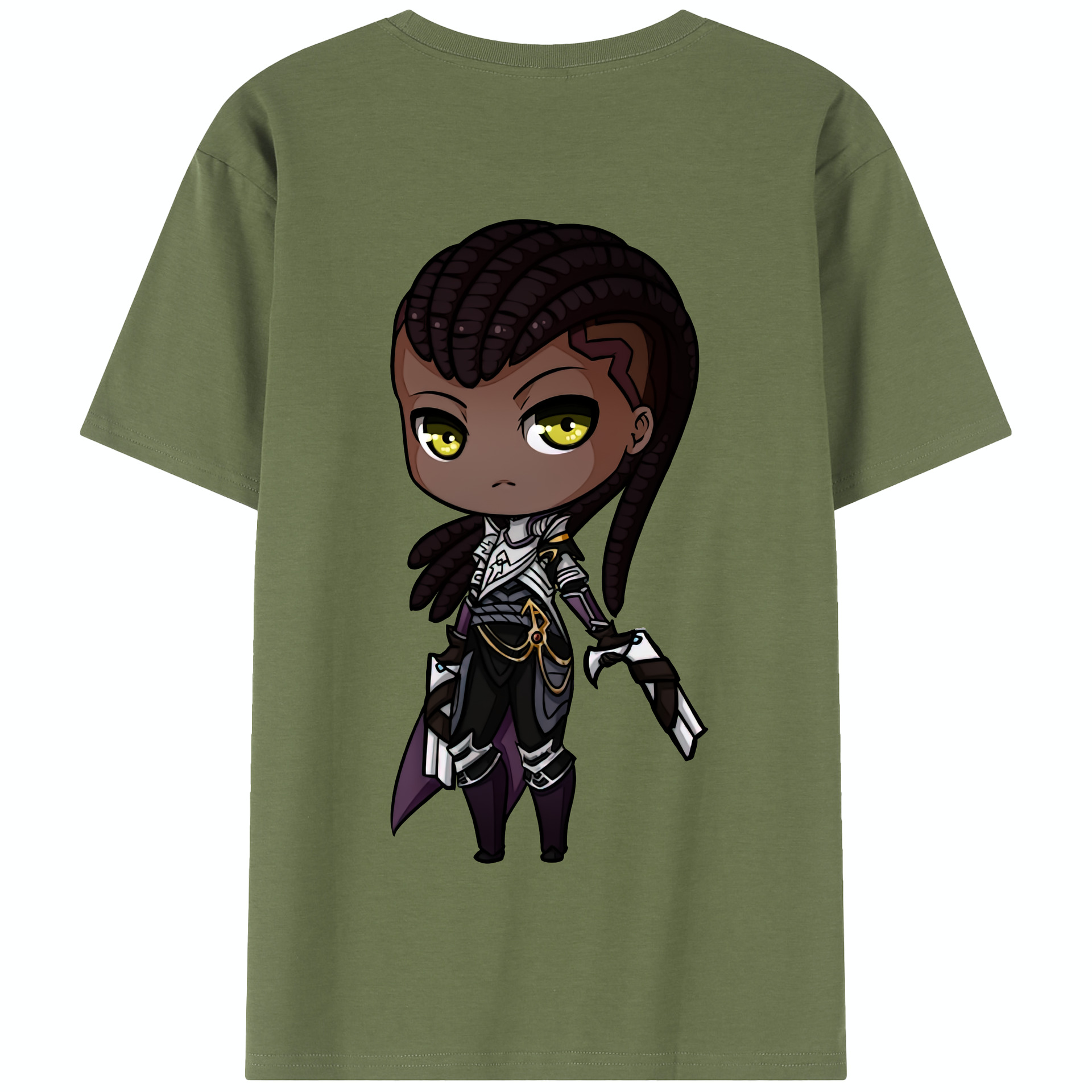リーグ・オブ・レジェンド League of Legends LOL 綿100％半袖Tシャツ（背面プリント）